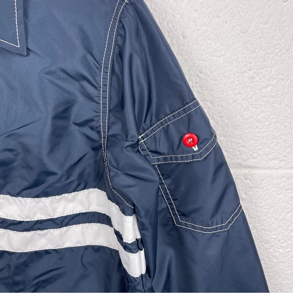 Birdwell Beach Britches Competition Jacket Navy and White Stripes Size M - Picture 4 of 13